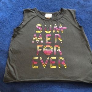 Girls junk food shirt